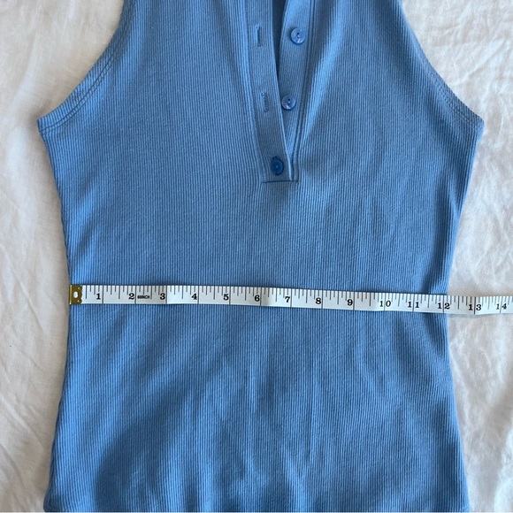 Soft Rib Polo Sleeveless Bodysuit - Picture 9 of 13